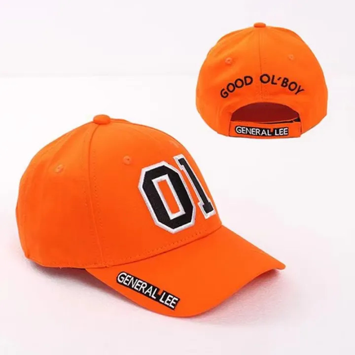 General%20Lee%2001%20Cosplay%20Hat%20Embroidery%20Unisex%20Cotton%20Orange%20Good%20OL'%20Boy%20Dukes%20Adjustable%20Baseball%20Cap%20Accessories%20Sunhat%20%20-%20Image%204