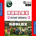 Roblox robux pack of 800 login I'd required. 