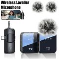 Wireless Lavalier Microphone for Camera,iPhone,Android,Microphone Reverb Sound Video Recording Podcast Noise Reduction Clip mic. 
