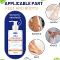 GSWP 60% Urea Moisturising Hand and Foot Cream, containing salicylic acid, protects and nourishes hands and feet.250g/500g.