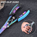 ✰✪Multifunctional Straight Nose Fishing Pliers Stainless Steel Color Titanium Open Ring Long Pliers For Fish Control Hook. 