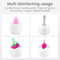 High-Temperature Menstrual Cup Cleaner Steamer Period Cup Menstrual Disc Sterilizer Kegel Ball Sterilizer Hygiene Care For Women. 