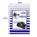 50 Pcs / Lens Paper 10 * 15cm Large Lens Wiping Paper Single Mirror Microscope COD. 