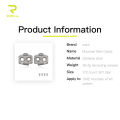 RRSKIT Mountain Bicycle Lock Pads For Time Mountain Bike Self-Locking Pedal ATAC System Stainless Steel Mountain Bike Cleats. 