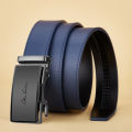 Belt for men Blue Striped Belt Automatic Buckle Belts Fashion Jeans Belt Designer Belts Genuine Leather Belt. 