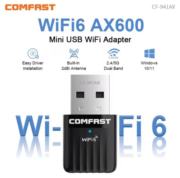 Comfast%20AX600%20/AX650%20USB%20WiFi%206%20Adapter%205G%20+%202.4GHz%20Network%20Card%20Dongle%20802.11AX%20Antenna%20for%20PC%20Signal%20Reception%20for%20Laptop%20Win%2010%2011%20-%20Image%209
