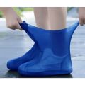 1 Pair latex WaterProof Shoe Covers Lip-resistant Rubber Rain Boot Rain Gear Overshoes Accessories for Outdoor Rainy Day.