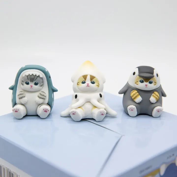 Mofusand%20Cats%20Wearing%20Marine%20Organism%20Clothes%20Blind%20Box%20Cute%20Action%20Figures%20Octopus%20Penguin%20Otter%20Table%20Ornaments%20Kids%20s%20-%20Image%202