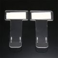 Car Styling Parking Ticket Holder Fastener Card Holder Invoice Receipt Mounting Fastener Plastic Organizer Windshield Sticker. 