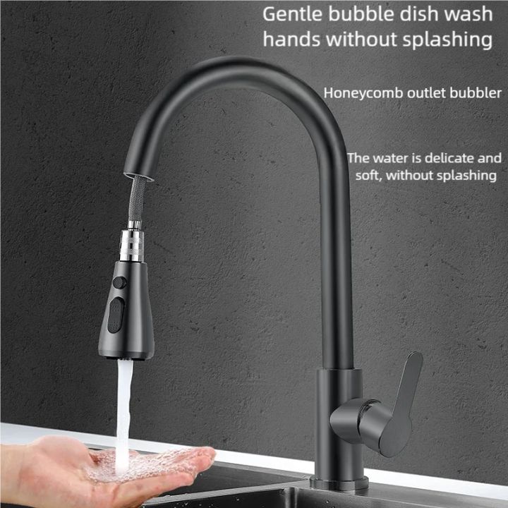 Kitchen%20Faucets%20304%20stainless%20steel%20Pull%20Out%20Kitchen%20Sink%20Water%20Tap%20Deck%20Mounted%20Mixer%20Stream%20Sprayer%20Head%20Hot%20Cold%20Taps%20-%20Image%205
