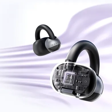 HAYLOU%20AirFree%20Ear%20Clip%20Earphones%20Bluetooth%205.4%20AI%20Noise%20Reduction%20Wireless%20Earbuds%20-%20Black%20-%20Image%203