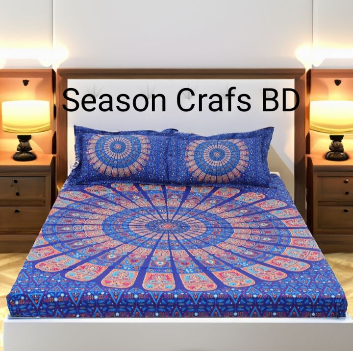 New%20Design%20Panel%20Bedsheet%20king%20size%20(8feet/7.5feet)%20with%202%20pillows%20cover%20from%20Season%20Craft%20BD%20-%20Image%206