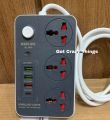 Maxline ML-804, 3 Socket & 4 USB With Lightning Port Fast Charging PD20W QC3.0 Multiplug Power 3 Socket Multiplug. 