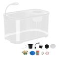 Aquarium Kit Betta Fish Tank For Beginners Desktop Beginner Aquarium Small Household Fish Bowl For Aquatic Animals Betta Turtle. 