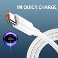Xiaomi Original 120W USB type C Turbo Charger Cable Mi Fast charging 6A For Mi 11 Lite/Mi 11 Lite 5G/Mi 11i/Mi 11X/Mi 11X Pro/Mi 11/Mi 10 Pro 5G/Mi 10 5G/Mi 10T Pro/ Mi 10T Pro 5G/Mi 10T 5G/Mi Note 10 Lite/Mi. 