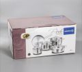 Original Korkmaz C-Mx-A1609 Brella Stainless Steel Cookware Sets 9 Pieces - Silver. 