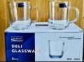 06 Piece coffee Cups . Household Tea Cup Glass Espresso coffee cup packing of 6 cups . 
