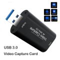 4K USB 3.0 Video Capture Card USB 2.0 HDMI-compatible Game Grabber Box for PS4 DVD Camera PC Recording Video Live Streaming. 