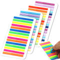 3000 Sheets Color Stickers Transparent Fluorescent Index Tabs Flags Sticky Note Page Bookmark School Office Supplies Stationery.