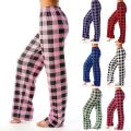 Women Pants Plaid Cotton Loose Ladies Pajama Pants Pyjama Trousers Men Sleep Bottoms Lounge Wear Sleep Lounge Pants Bottoms. 