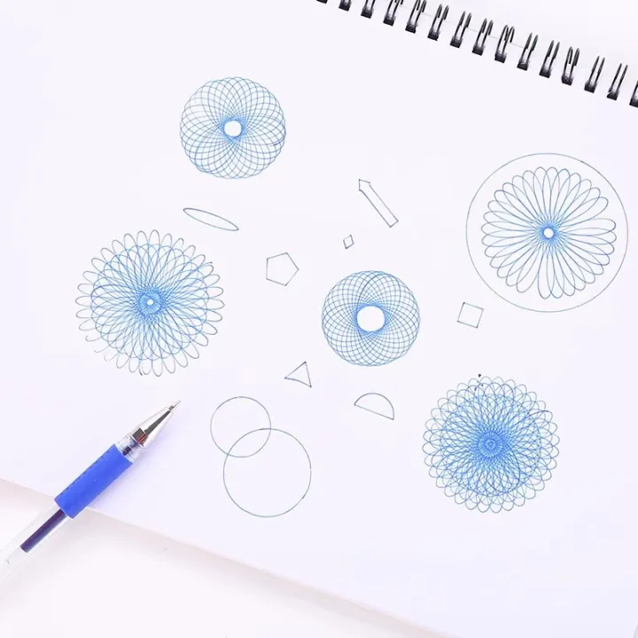 Multifunctional%20Wanhua%20Ruler%20Magic%20Set%20Ruler%20Versatile%20Gauge%20Curve%20Gear%20Drawing%20Tool%20Kit%20Puzzle%20Template%20Ruler%20-%20Image%204