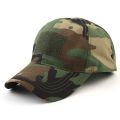 Tactical Army Cap Outdoor Sport Snapback Stripe Military Cap Breathable Camouflage Hat Simplicity Army Camo Hunting Camping Cap. 