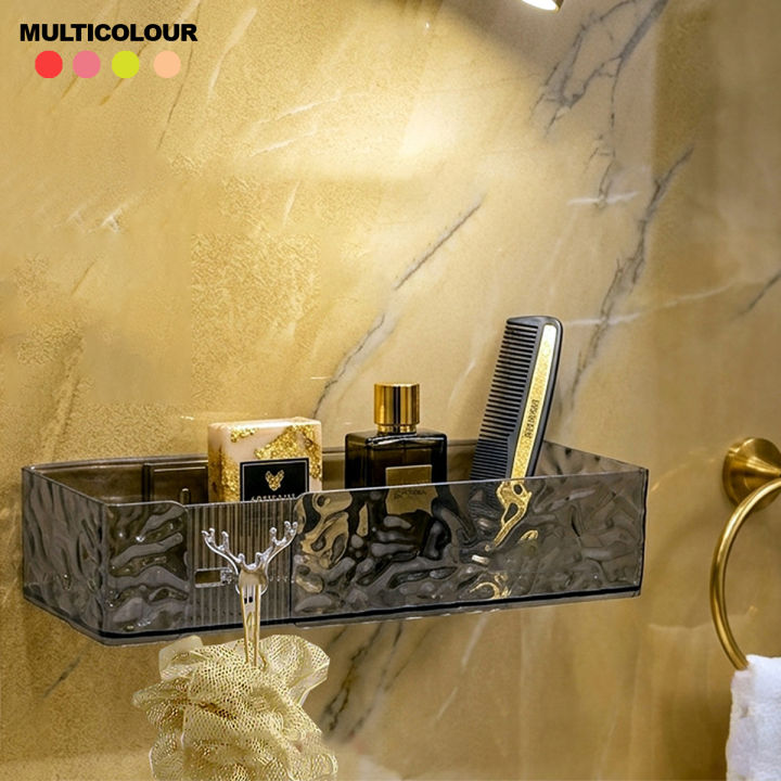 Acrylic%20Wall%20Mount%20Organizer%20Adhesive%20Shelf%20Bathroom%20Shelves%20for%20Wall%20Organizer%20Shower%20Multipurpose%20Shelf%20and%20Shampoo%20Holder%20Caddies%20No%20Drilling%20Hang%20Wall%20for%20Bathroom%20Kitchen%20Living%20Room%20-%20Image%202