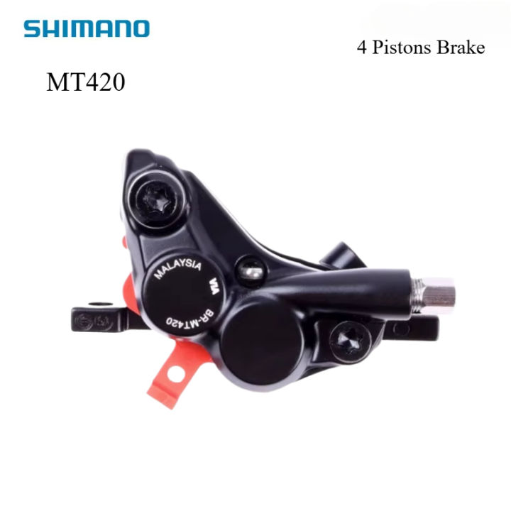 Shimano DEORE MT420 Hydraulic Disc Brake BR MT420 Brake Caliper With 4 shimano-deore-mt420-hydraulic-disc-brake-br-mt420-brake-caliper-with-4