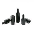 250pcs/box M3 Black Plastic Nylon Insulated Hex Standoff Hexagon Pillar Spacer Column Screw Nut Mix Size Assortment Kit Set.