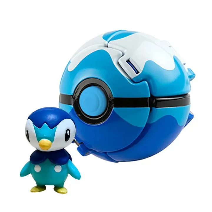 Aниме Pokemon Pikachu Mewtwo Action Figure Explode Ball Game Elf Ball ...