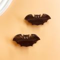 2pcs Cute Spider, Cat, Bat Mini Acrylic Hair Clips - Perfect for 14+ Year Olds - Adorable Accessories for Your Hairstyle. 