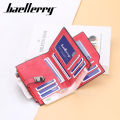 Baellerry Women Wallets Short Magnetic Buckle Top Quality Card Holder Female Purse Zipper Wallet For Women. 