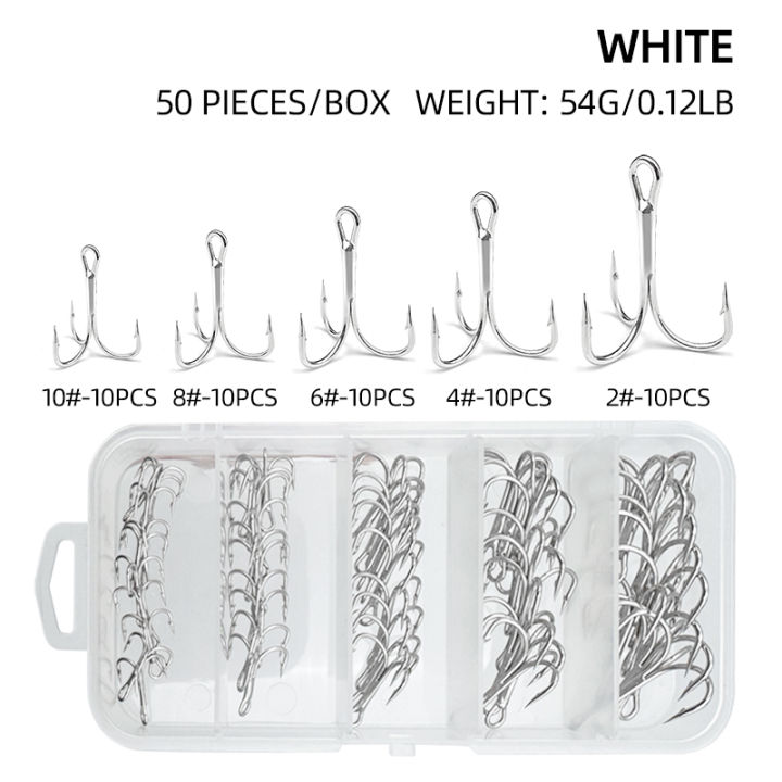 ShareShark%2050pcs/box%20Fishing%20Treble%20Hooks%20Kit%20High%20Carbon%20Steel%20Hooks%20Strong%20%20Round%20Bend%20with%20Split%20Rings%20for%20Lures%20Baits%20-%20Image%207