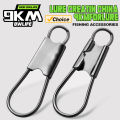 9KM 50Pcs Fishing Interlock Snaps Stainless Steel Safety Snap Fishing Clip Saltwater Freshwater Quick Change Fast Clip Connector. 