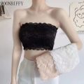 Korean Style Bandeau Strapless Bra and Undershirt Anti-Exposure Sexy Lace Chest Wrap Student Girl Bottoming Underwear Strapless Bra. 