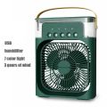 Portable Fan Air Conditioners USB Electric Fan LED Night Light Water Mist Fun 3 in 1 Air Humidifie for Home. 