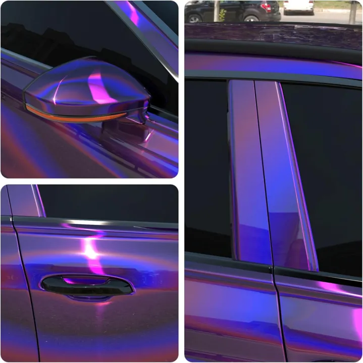 Premium%20Gloss%20Holographic%20Chrome%20Purple%20Vinyl%20Wrap%20Roll%20Self%20Adhesive%20Decal%20Automotive%20Car%20Wrapping%20Film%20-%20Image%204