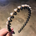 Non-Slip Rhinestone Hairbands Elastic Flower Fashion Pearl Women Hair Hoop Bands Headband Bezel Girls Hair Accessories Headdress. 