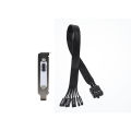 RGEEK Motherboard External Power Switch HDD LED Restart Button Extension Power Cable for PC Case Chassis PCI Baffle. 