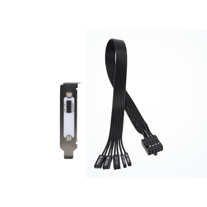 RGEEK%20Motherboard%20External%20Power%20Switch%20HDD%20LED%20Restart%20Button%20Extension%20Power%20Cable%20for%20PC%20Case%20Chassis%20PCI%20Baffle%20-%20Image%207