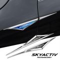 2pcs 3d alloy car stickers car accsesories accessory for Mazda skyactive 2 3 5 6 8 cx3 cx4 cx5 cx7 cx8 cx9 cx30 mx5 rx8.