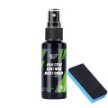 Car Plastic Restorer Polish Leather Cleaner Spray Back To Black Gloss 50ml/100ml/300ml Interior Plastic Renovator Car Accessorie. 