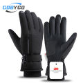 GOBYGO 1Pair Winter Ski Gloves Thickened Cold Non-slip Waterproof Touch Screen Gloves Extended Wrist Riding Ski Gloves Men Women. 