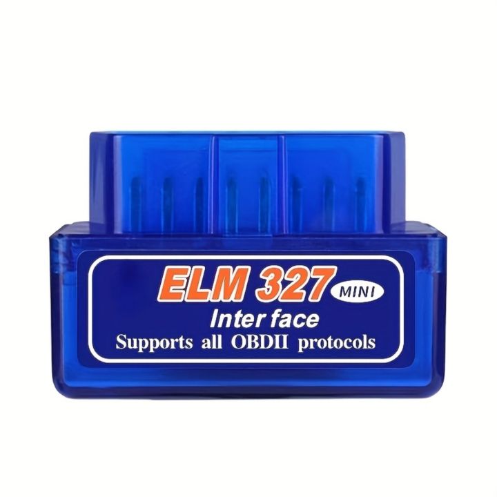 Elm327 Mini V2.1 - Wireless Car Diagnostic Scan Tool, Blue (Battery Not Included)
