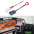 Simulated Zinc Alloy Shovel Knife Decoration for 1/10 1/8 RC Crawer Tracked Vehicle Axial SCX10 90046 D90 Rgt Traxxas Trx4.