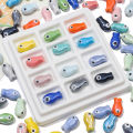 10PCS Retro Small Fish Beads Charms Ceramic Spacer Loose Beads For Jewelry Making Crafts Handmade DIY Bracelet Accessories. 