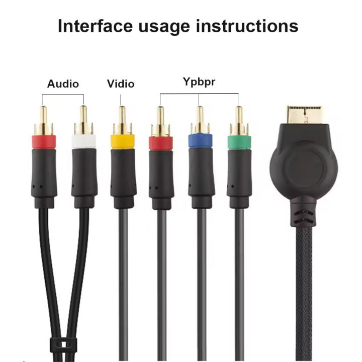 for%20%20PS%20PS2%20PS3%20AV%20Ypbpr%20Cable%201.8M%20Gold%20Plated%20for%20Game%20Console%20Audio%20Video%20Cord%20for%20%20Game%20Controller%20RCA%20AV%20Wire%20Cable%20-%20Image%202