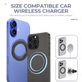 For Magsafe Strong Magnetic Ring Phone Holder Stands Adhesive Magnet Wall Cell Phone Mount Car Dashboard Mount for IPhone 15.