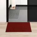 Modern Minimalist Square Floor Mat - Durable, Stain/Fade Resistant, Non-Slip Rubber Backing, Machine Washable for Indoor/Outdoor. 