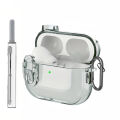 Case for AirPods Pro 2 Translucence Cases with Cleansing Sets Wireless Headset Covers Silicone Protective Sleeve with Hooks. 